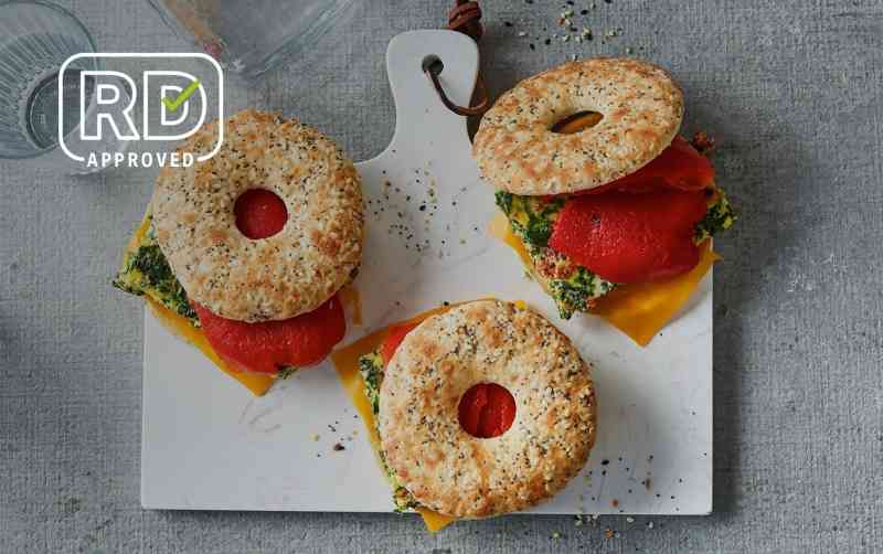 Freezer Bagel Breakfast Sandwiches