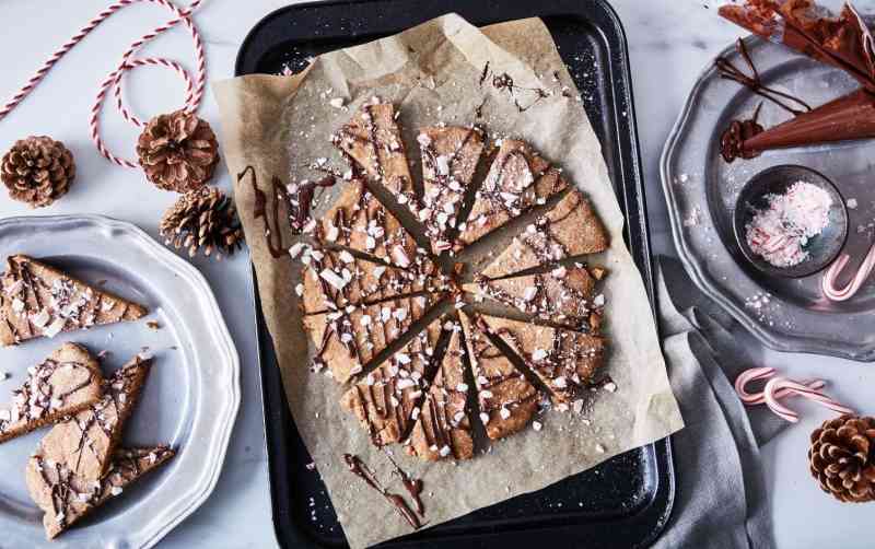 Chocolate-Peppermint Shortbread