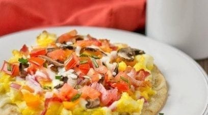 Breakfast Flatbread Pizza