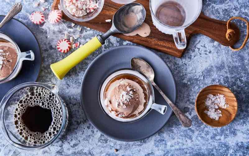 Peppermint Affogato