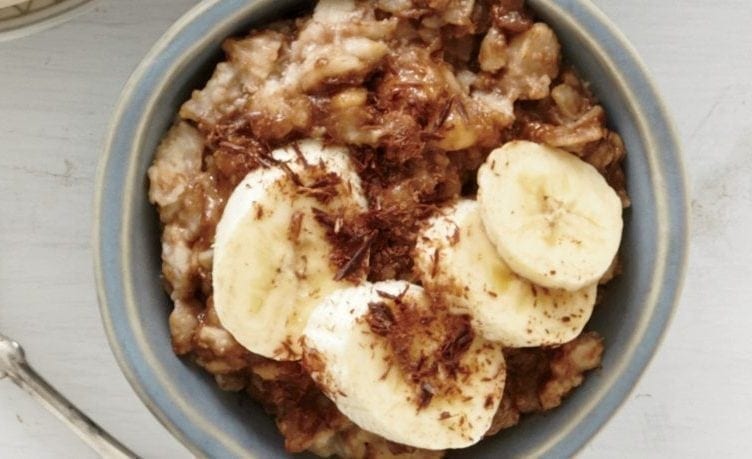 Sunflower Seed Butter Banana Chocolate Oatmeal