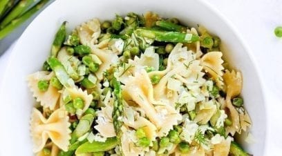 Asparagus Pea Pasta Bowl