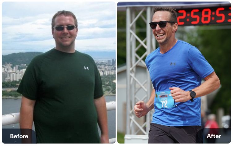 Eric Lost 140 Pounds and Ran Seven Marathons Along the Way