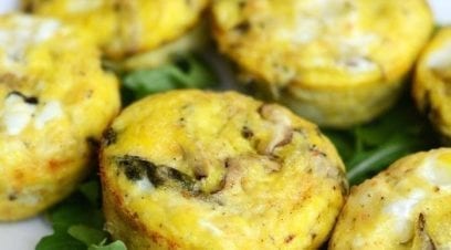 Asparagus & Mushroom Frittatas