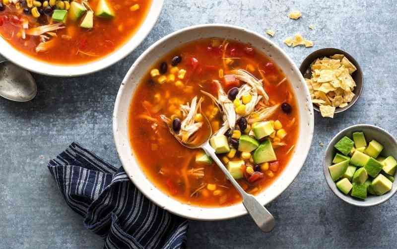 Slow Cooker Chicken Tortilla Soup